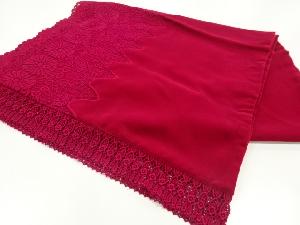 ビロードレース花模様ショール